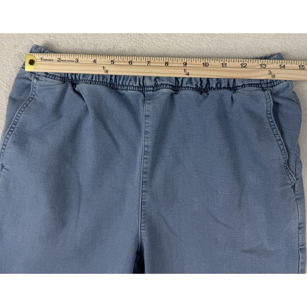Madewell Sweatpant Jeans Nealy Wash pull on soft jogger Denim Pants S, READ - Picture 11 of 14